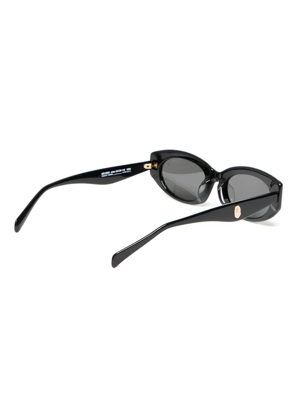 A BATHING APE oval-frame sunglasses Zwart
