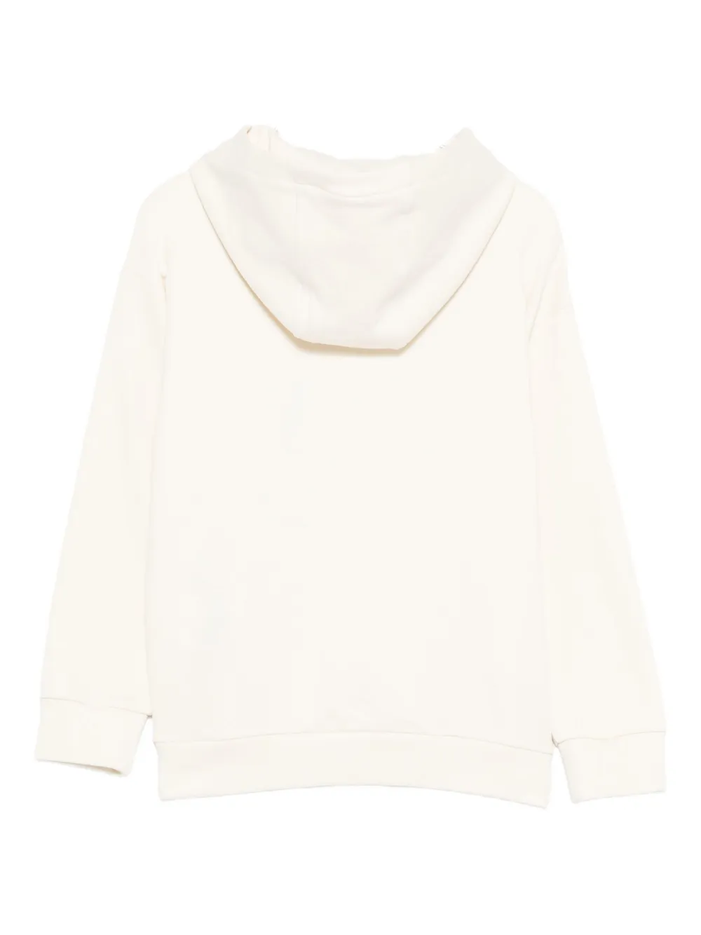 Versace Kids safety-pin logo hoodie Beige