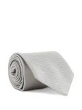 TOM FORD ribbed silk tie - Grey