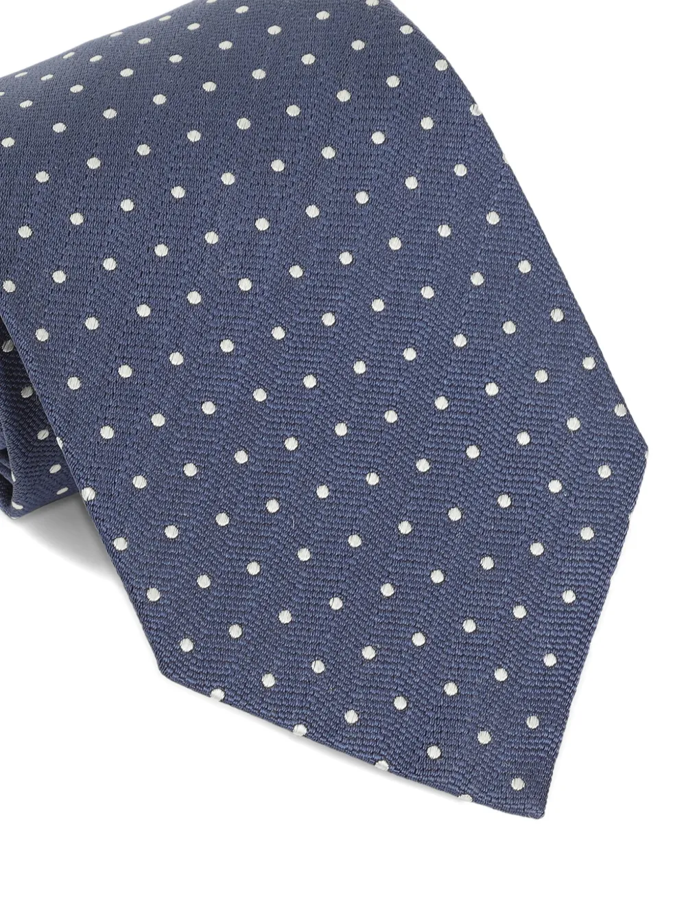 TOM FORD Stropdas met stippen Blauw