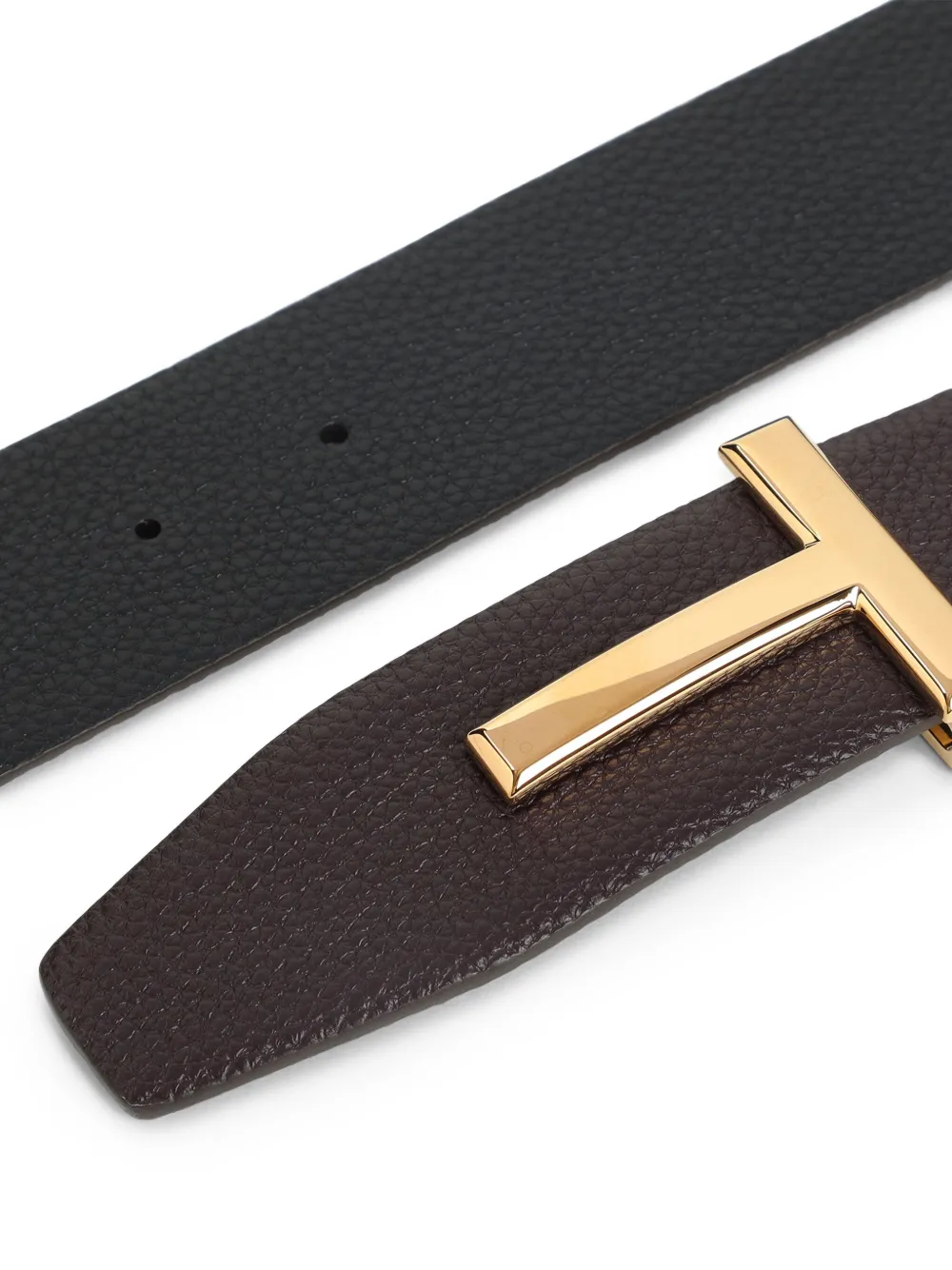 TOM FORD leather T-buckle belt | Image 2