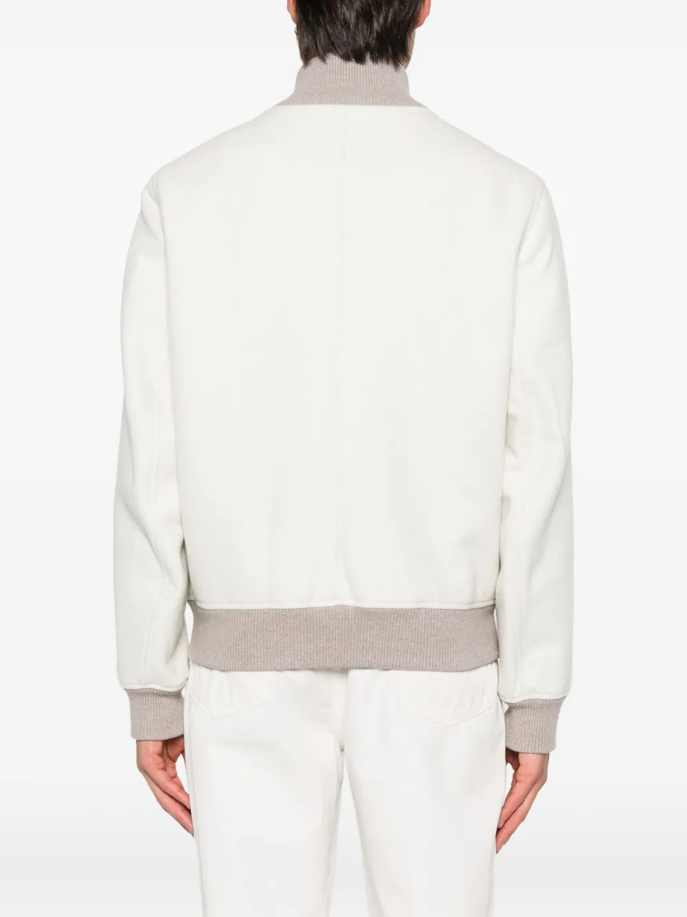 Brunello Cucinelli Button-up bomberjack Beige
