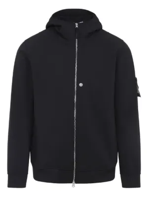 Stone Island フーデッド ジャケット | ブラック | FARFETCH JP