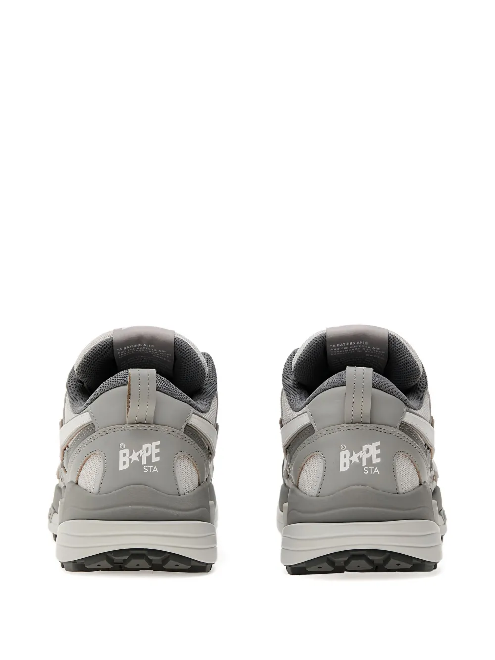 A BATHING APE Bape Trail Sta™ star-embellished sneakers Grey