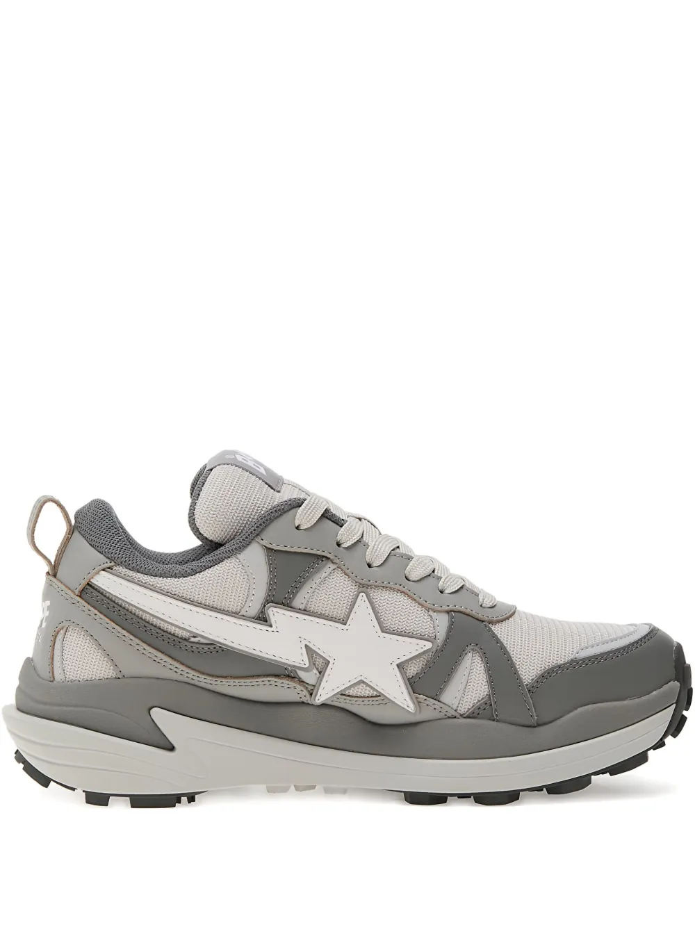 A BATHING APE Bape Trail Sta™ star-embellished sneakers Grey