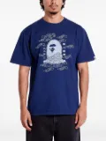 A BATHING APE® ape head Japan graphic T-shirt - Blue