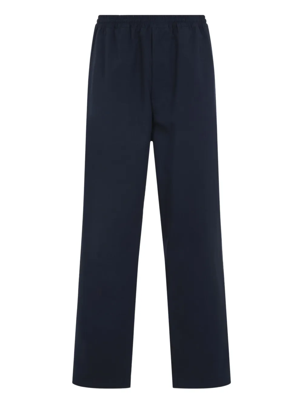 Prada elastic-waistband cotton trousers | Blue | Image 1