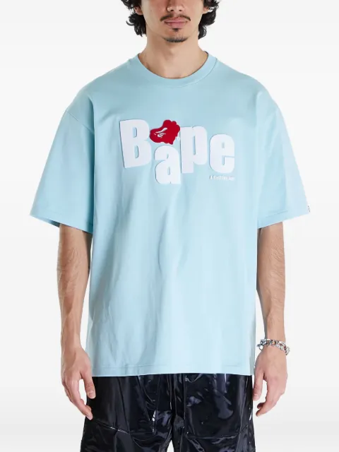 A BATHING APE® Heart Ape Head cotton T-shirt