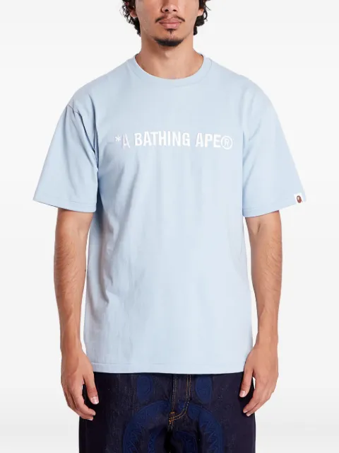 A BATHING APE® logo-embroidered t-shirt