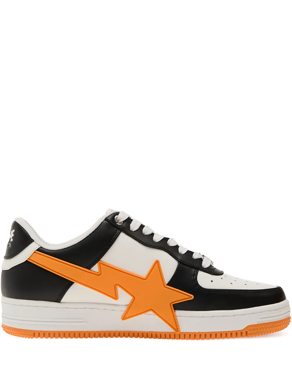 A BATHING APE BapeSta OS #2 star-lightning bolt sneakers Black