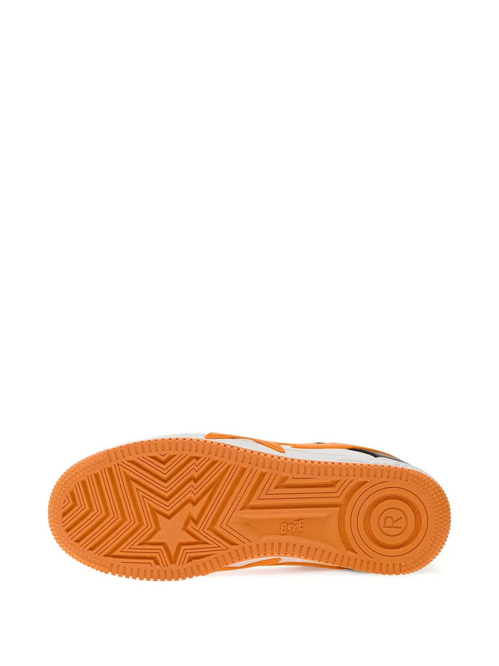 A BATHING APE BapeSta OS #2 star-lightning bolt sneakers Black