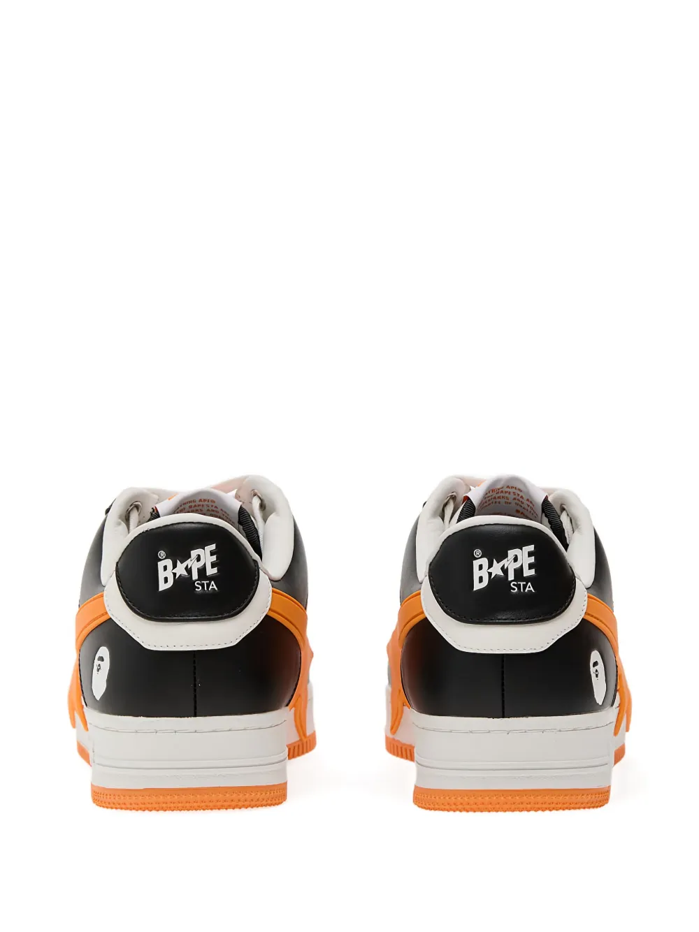 A BATHING APE BapeSta OS #2 star-lightning bolt sneakers Black