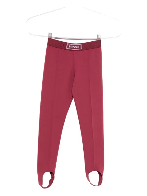 Versace Kids stirrup-leg trousers
