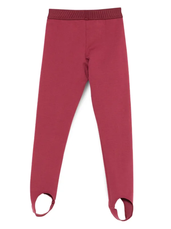 Versace Kids スティラップ パンツ | レッド | FARFETCH JP