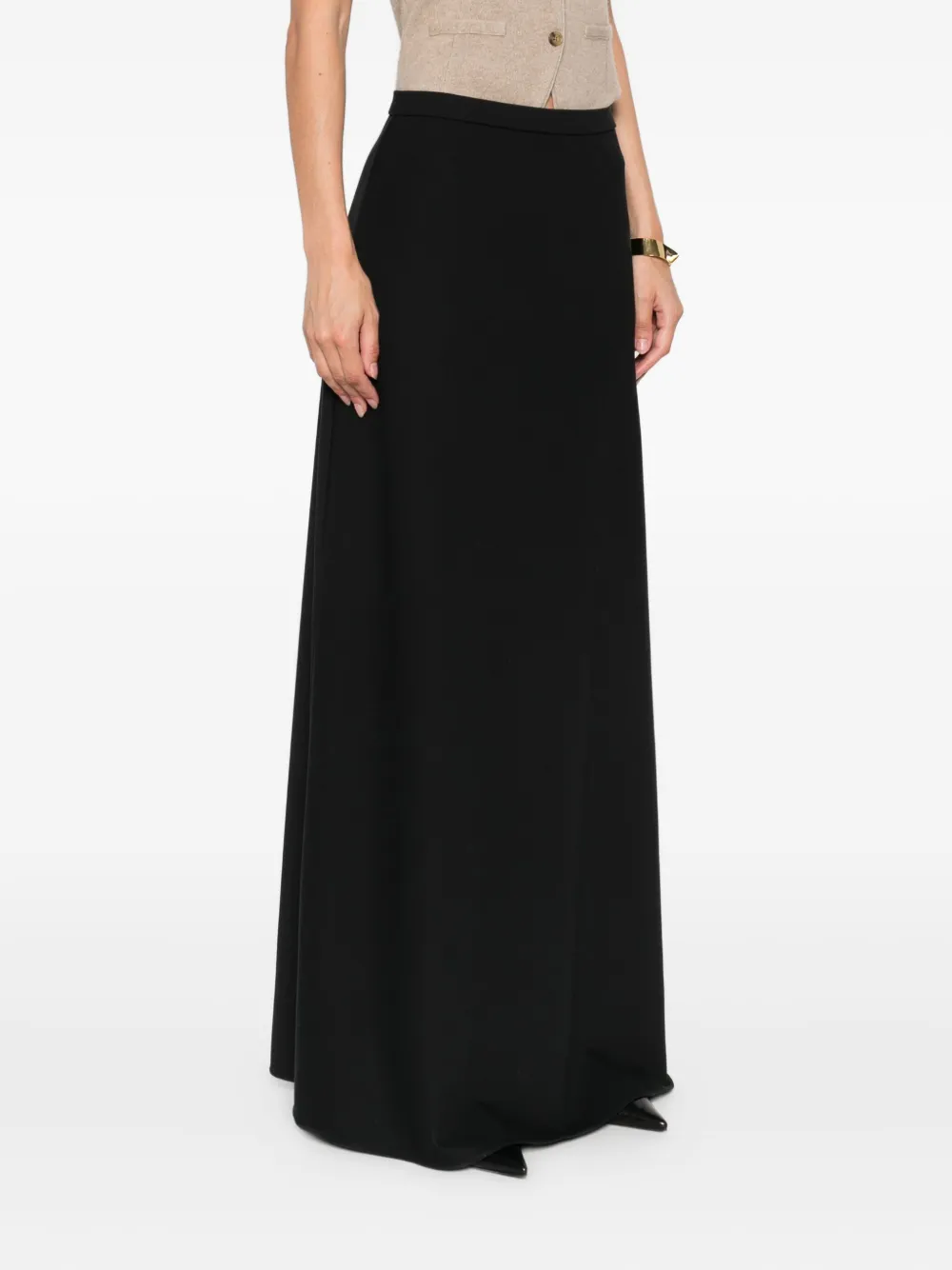 Max Mara A-line skirt Zwart