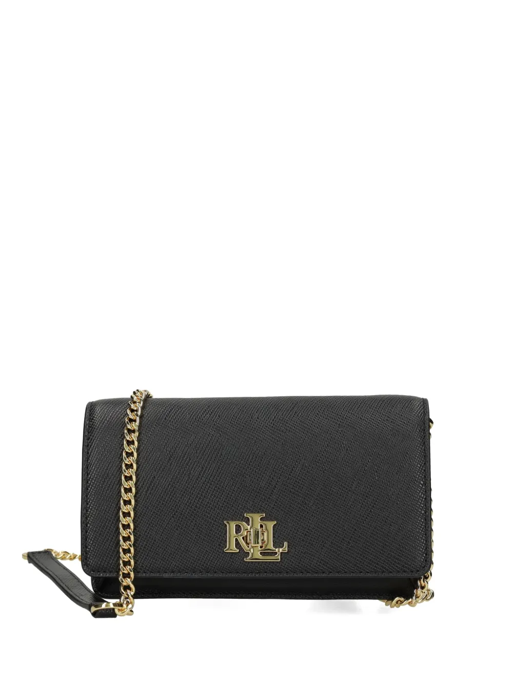 Lauren Ralph Lauren chain-strap leather cross body bag - ブラック Lauren Ralph Lauren chain-strap leather cross body bag - ブラック