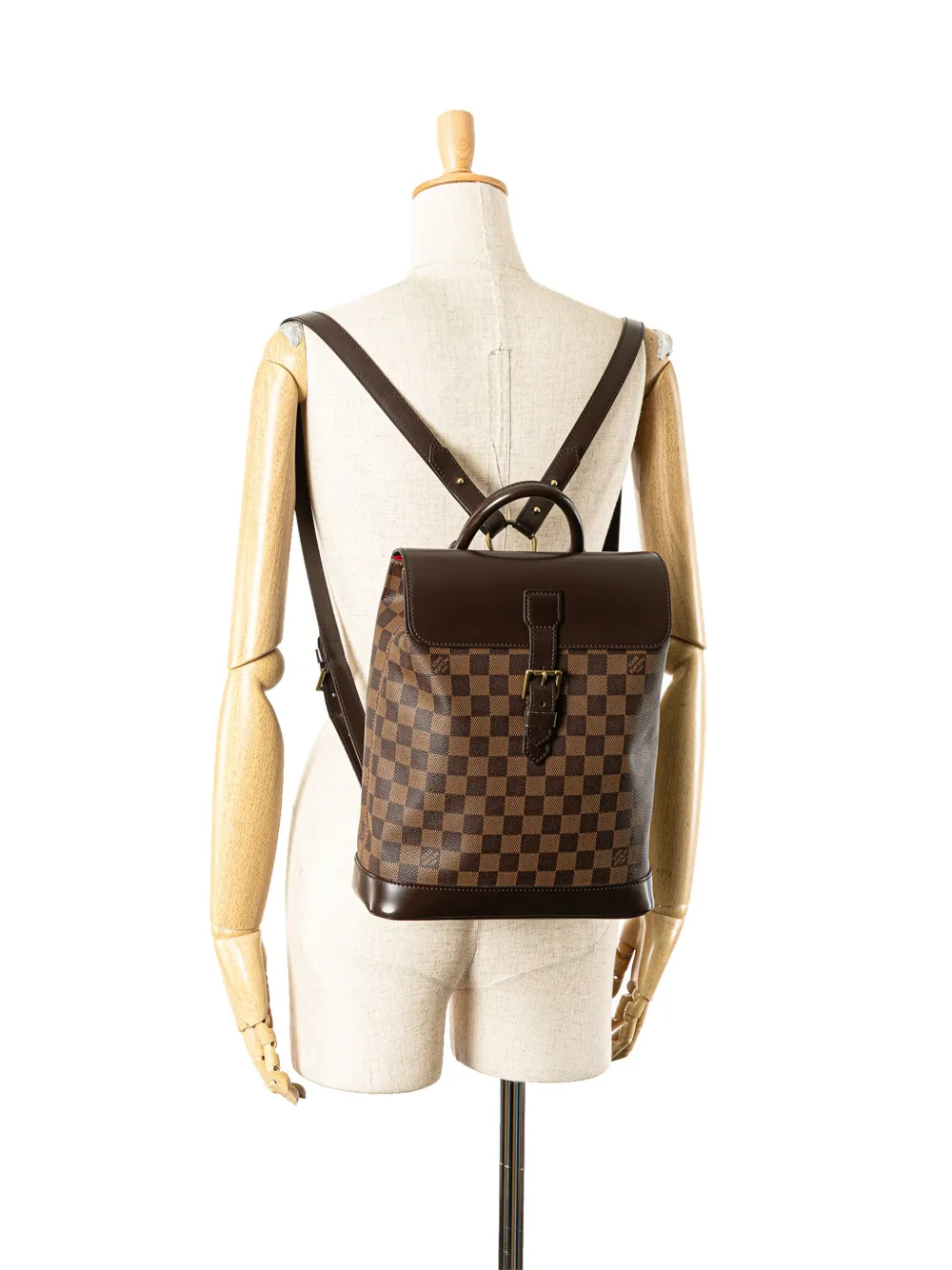 Louis Vuitton Pre-Owned 2007 Damier Ebene Soho backpack | Pre-Owned | Image 2