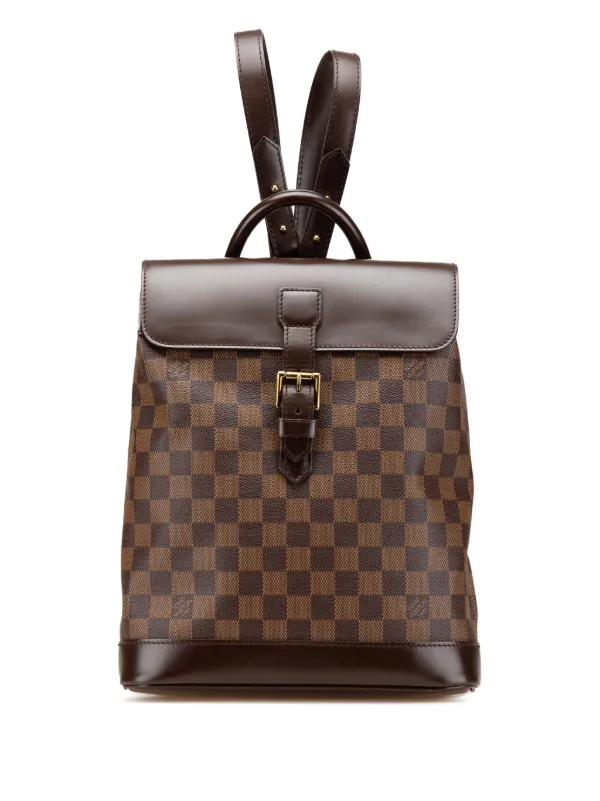 Louis Vuitton Pre-Owned 2007 Damier Ebene Soho Backpack