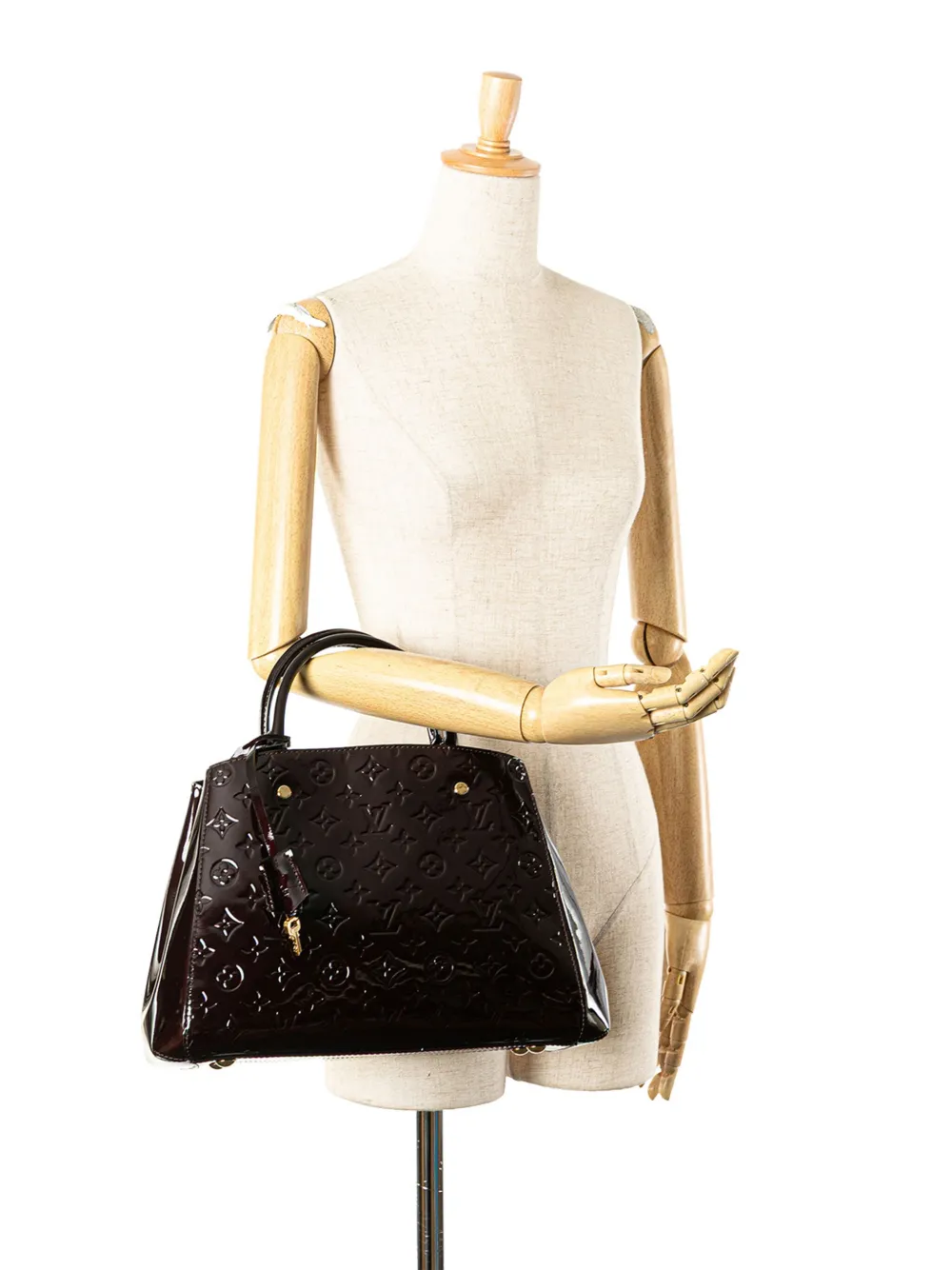 Louis Vuitton Pre-Owned 2015 Monogram Vernis Montaigne MM satchel | Pre-Owned | Image 2