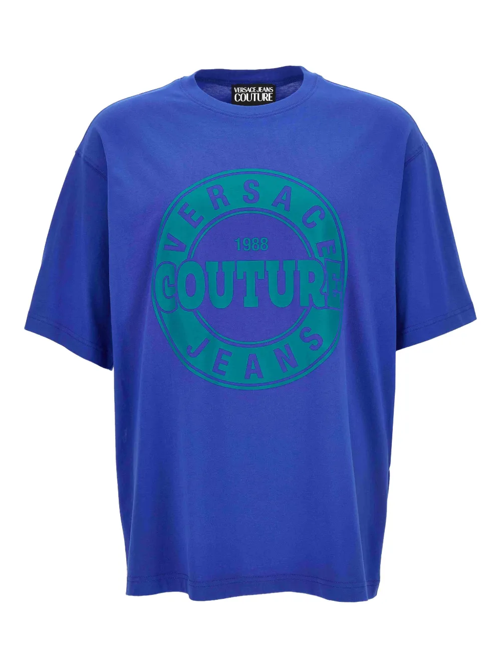 Versace Jeans Couture logo-print t-shirt Blauw