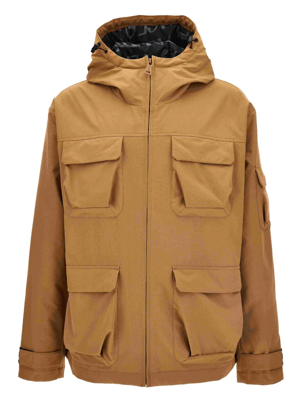 Versace Jeans Couture hooded pocket jacket Bruin