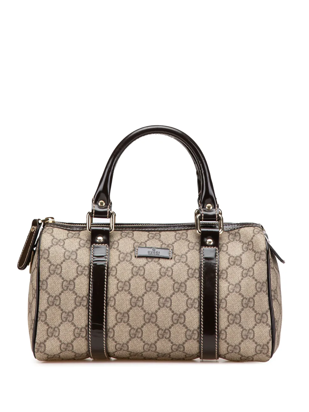 Gucci Pre-Owned 2000-2015 Small GG Supreme Joy boston bag - ブラウン Gucci Pre-Owned 2000-2015 Small GG Supreme Joy boston bag - ブラウン