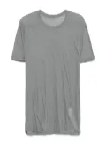 Rick Owens Level T side-split t-shirt - Grey