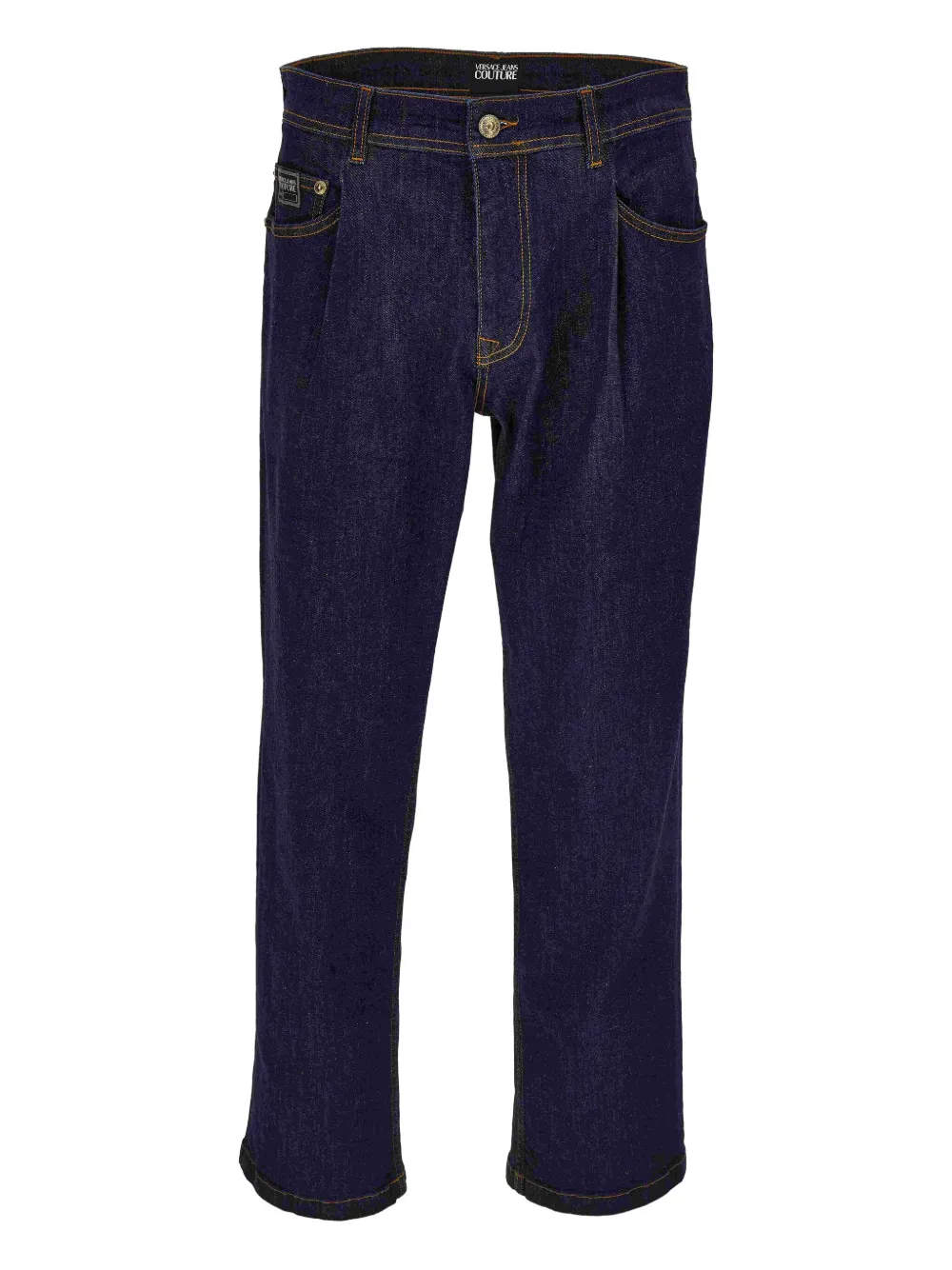 Versace Jeans Couture pleat-detail jeans | Blue | Image 1