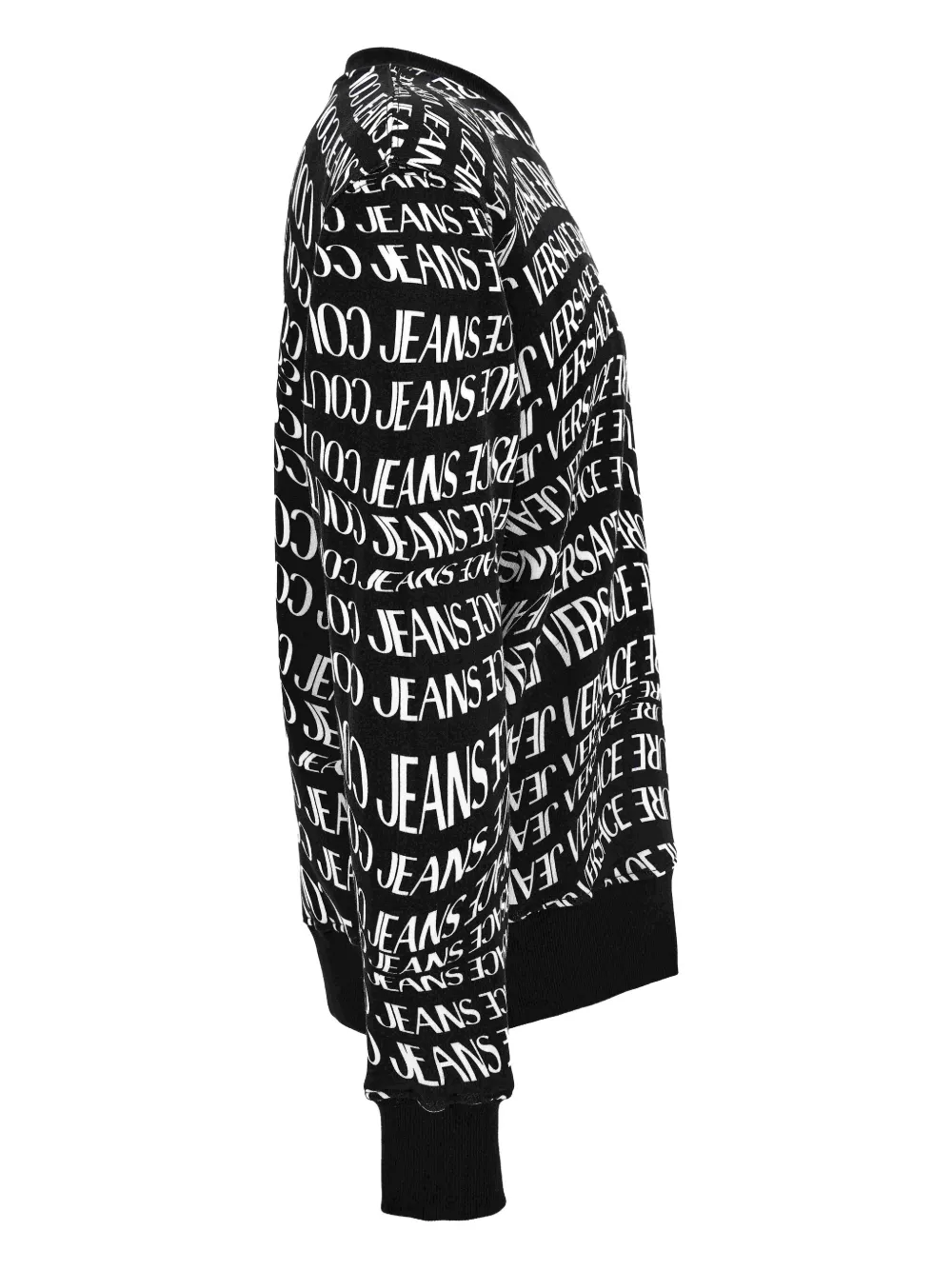 Versace Jeans Couture logo-print sweatshirt Zwart