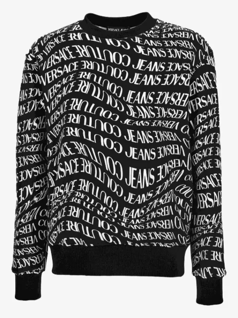 Versace Jeans Couture sudadera con logo estampado