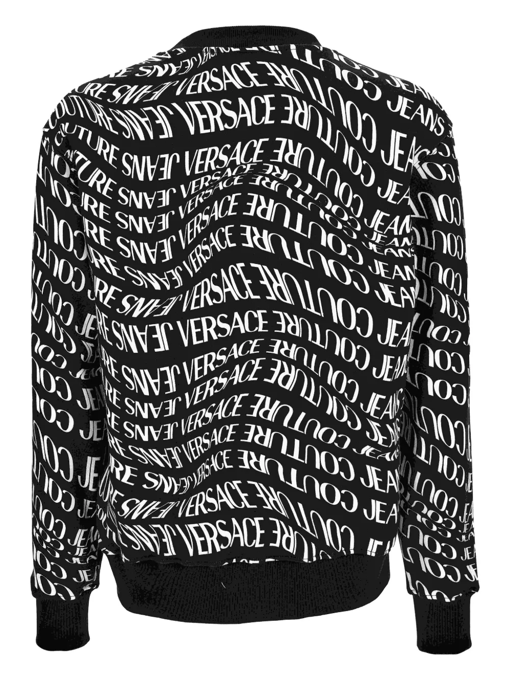 Versace Jeans Couture logo-print sweatshirt Zwart