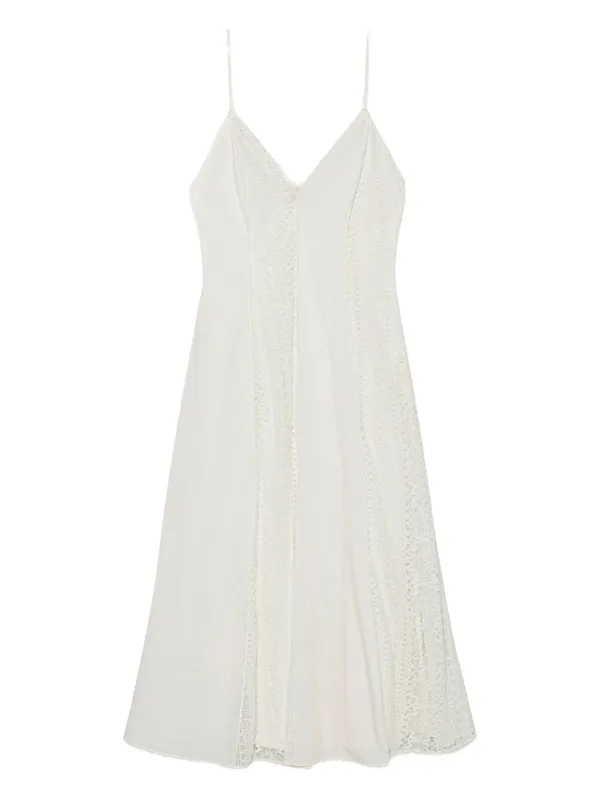 chinese dress ladies Simkhai Women's Valletta Bustier Midi-Dress - White Multi