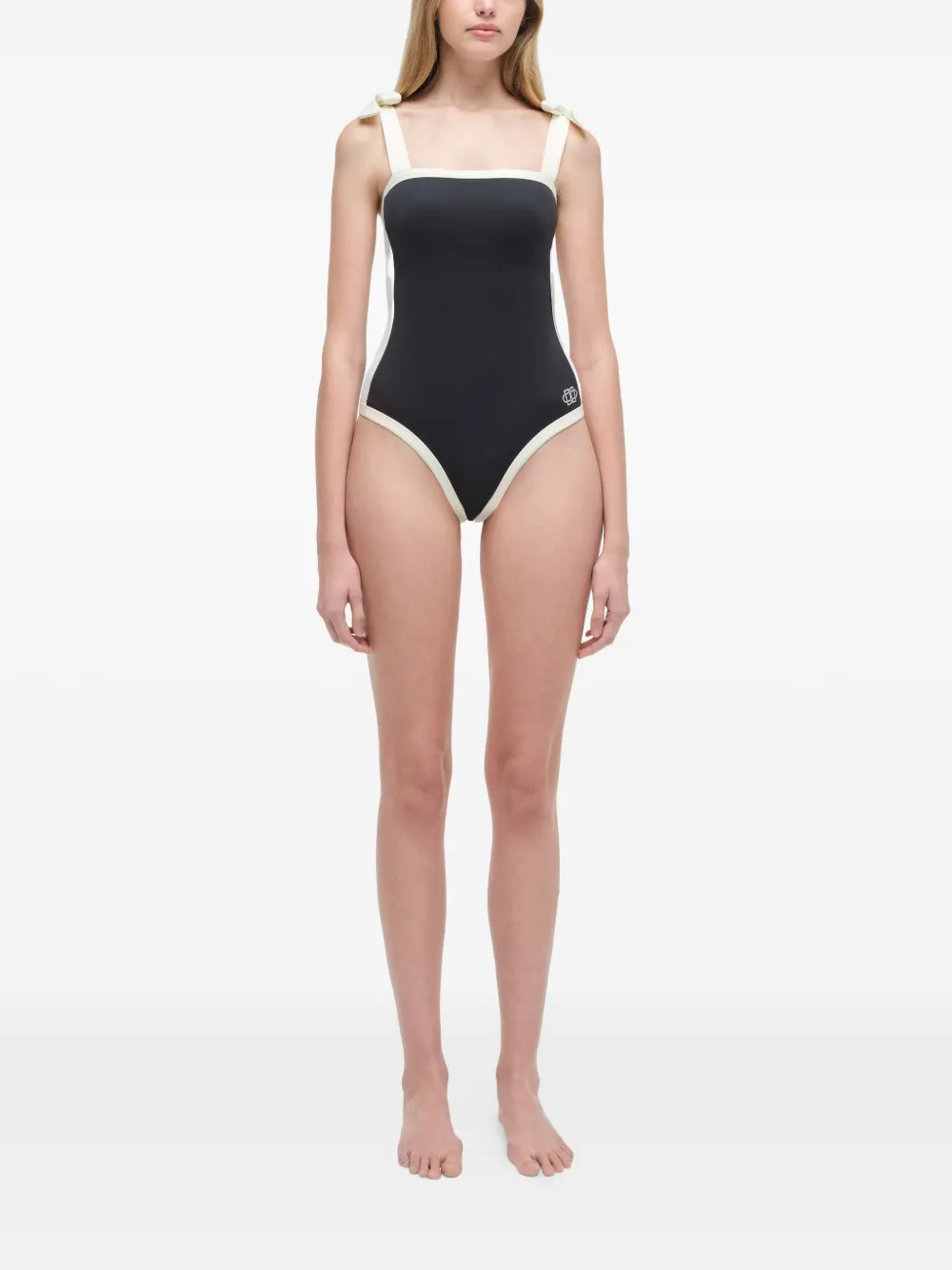 Simkhai colour-blocked tie-strap swimsuit | One-Pieces | Image 2