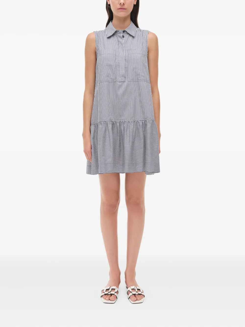 Simkhai Candace mouwloze mini-jurk Blauw