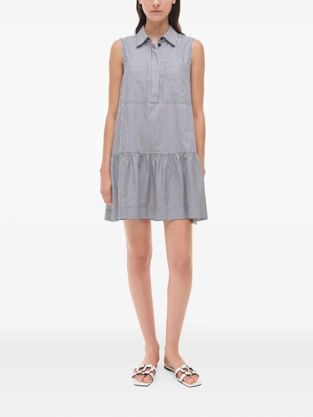 Simkhai Candace mouwloze mini-jurk Blauw