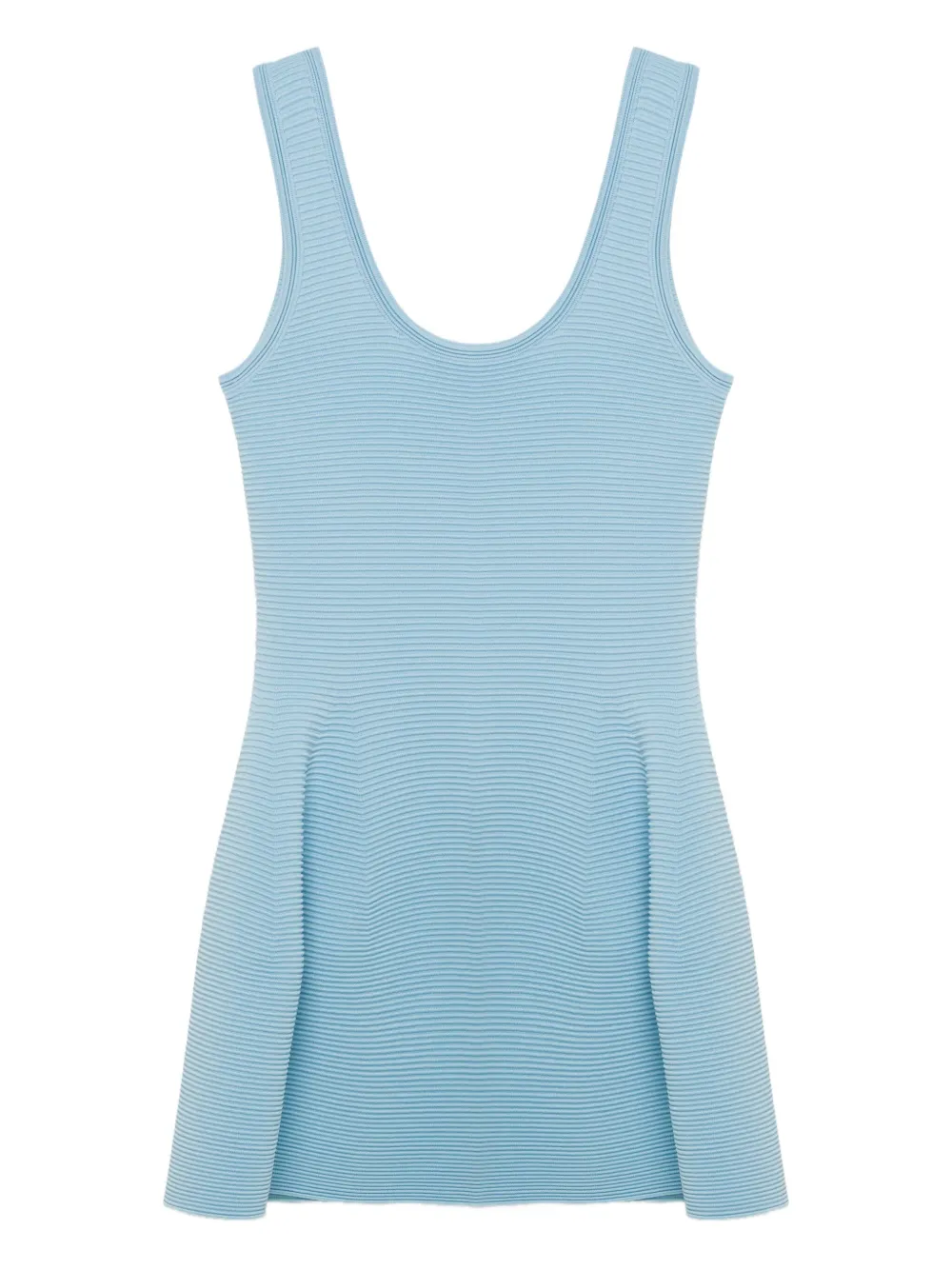 Simkhai Larina geribbelde mini-jurk Blauw