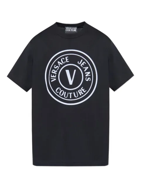 Versace Jeans Couture playera circular con logo