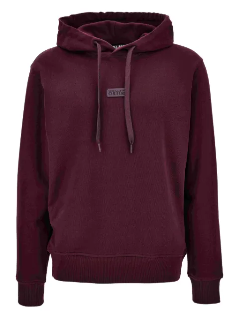 Versace Jeans Couture logo-plaque hoodie