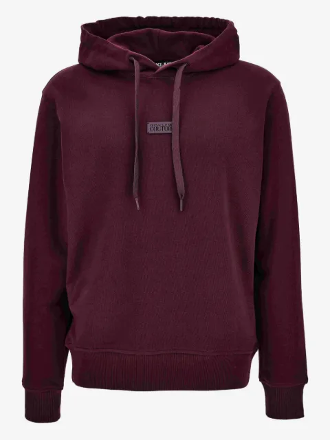 Versace Jeans Couture logo-plaque hoodie