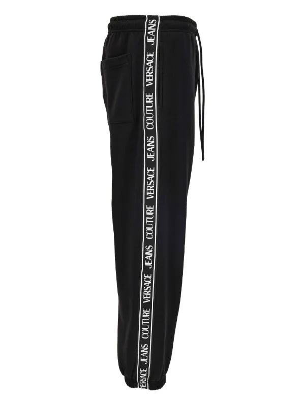 Versace Jeans Couture side-stripe Sweatpants | Black | FARFETCH
