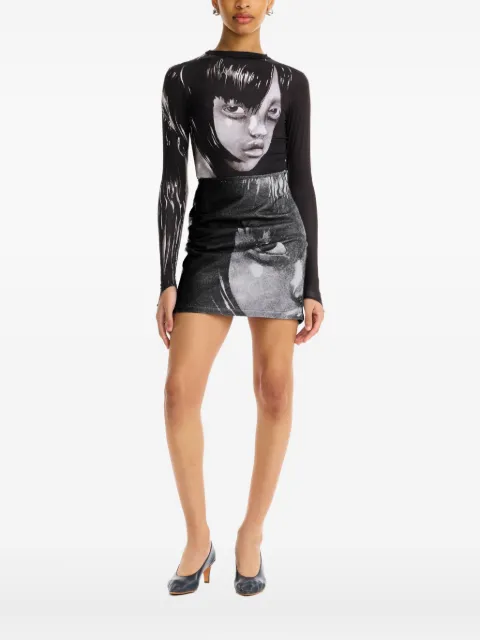 Maisie Wilen portrait-print top