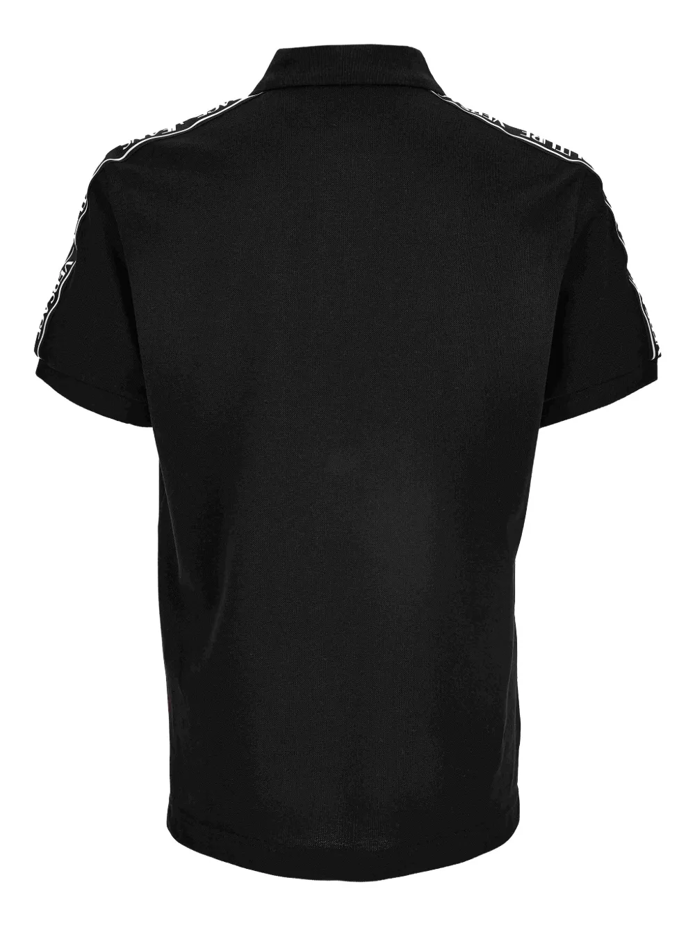 Versace Jeans Couture tape-detail polo shirt - Zwart