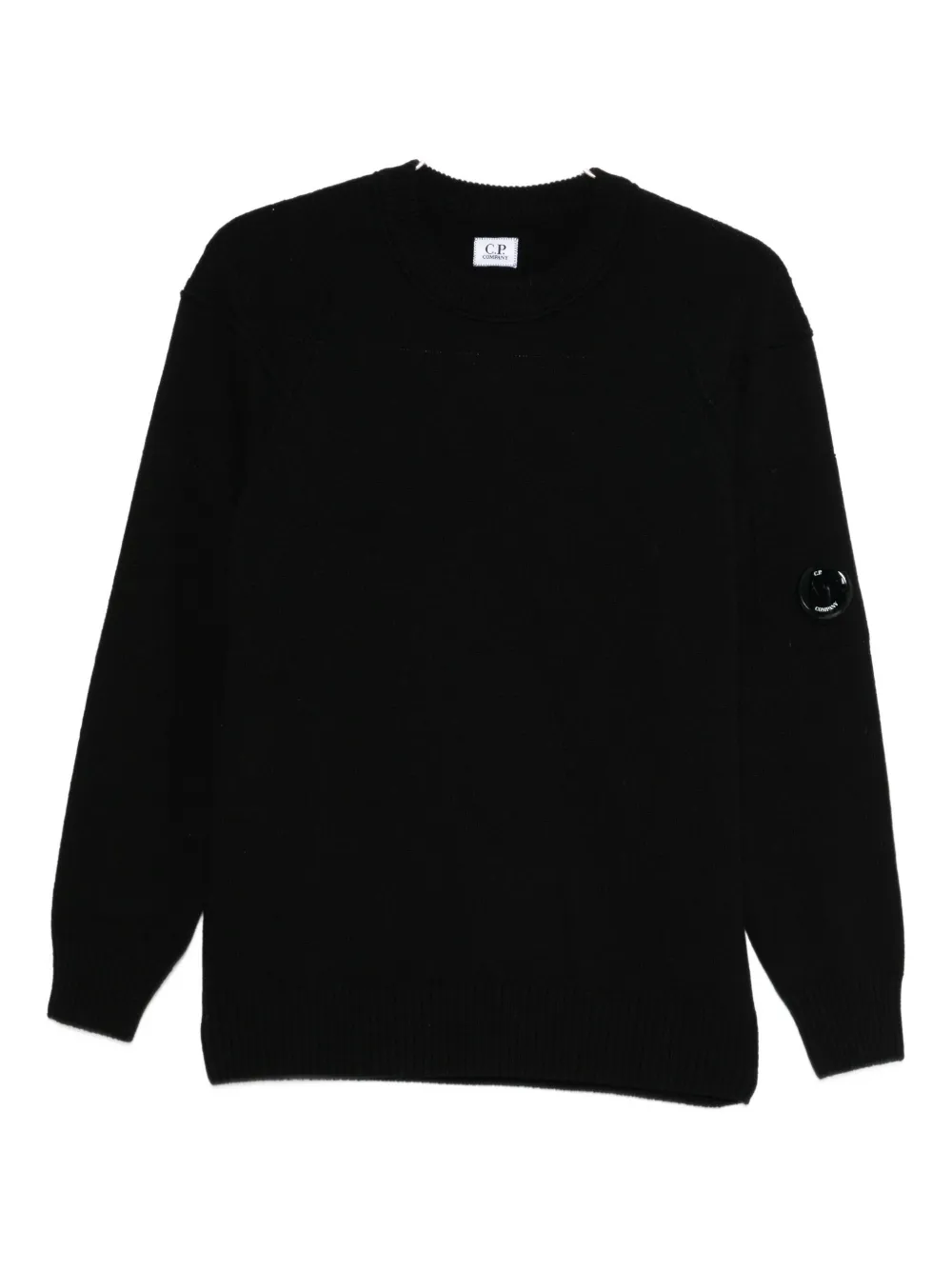 C.P. Company patch-pocket sweater | Black | Image 1