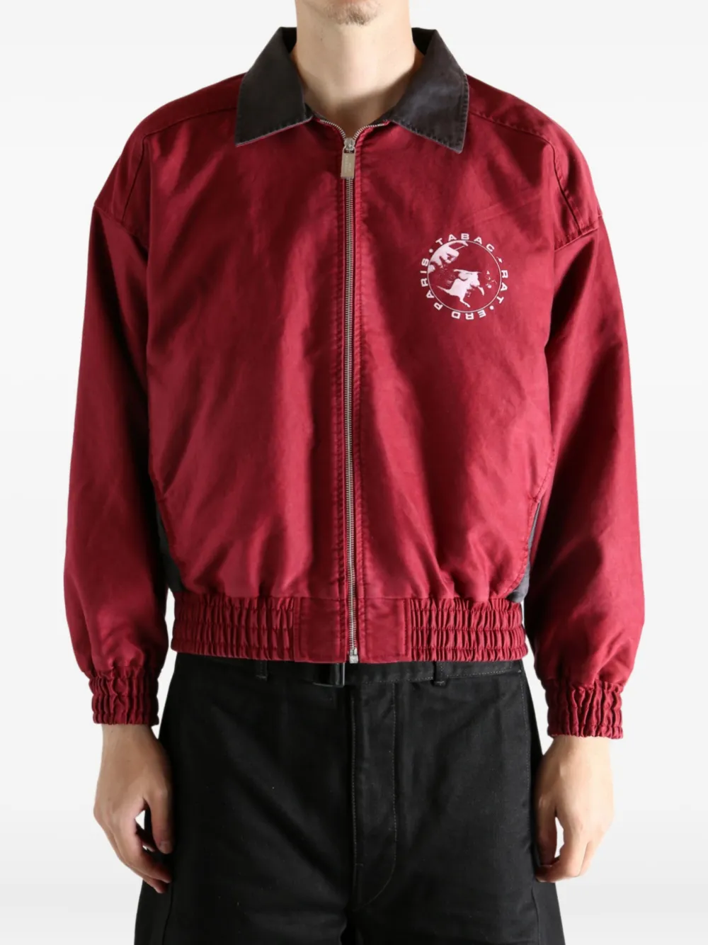 Enfants Riches Deprimes Tabac Rat Bomber Jacket In Red
