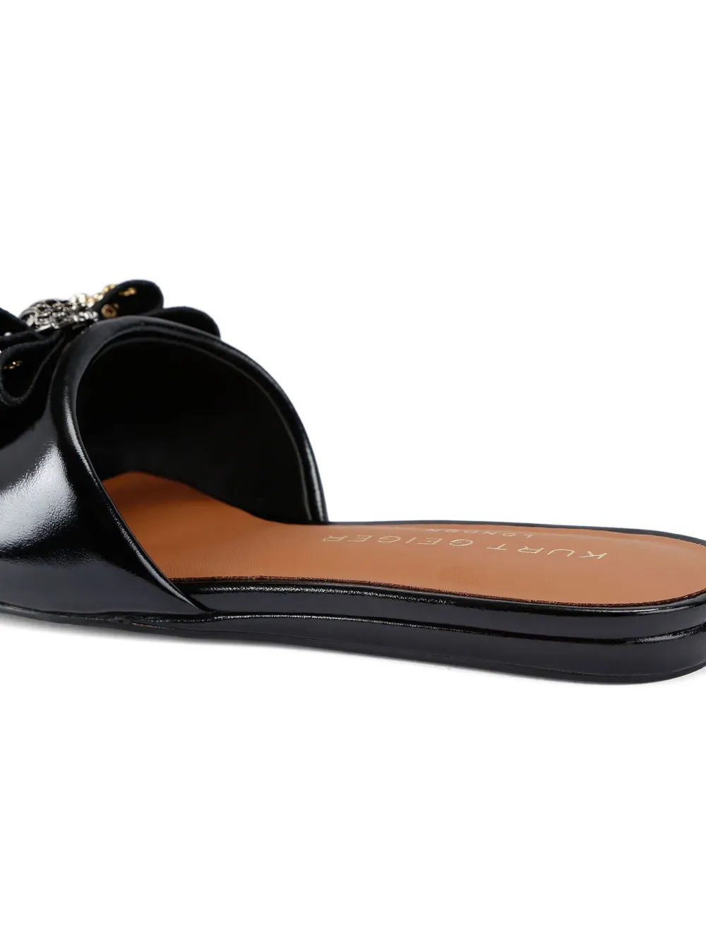 Kurt Geiger London The Kensington leren sandalen Zwart