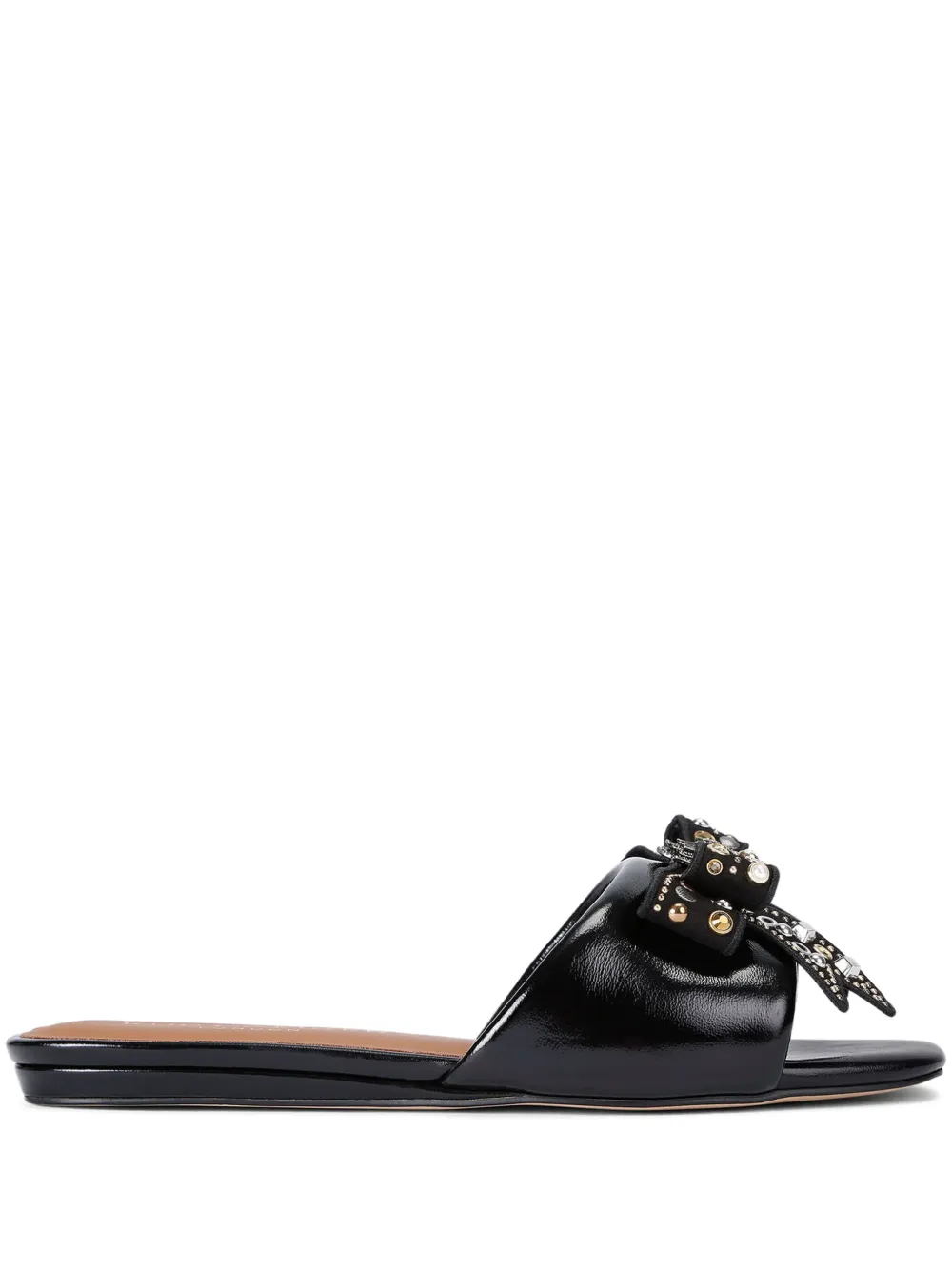 Kurt Geiger London The Kensington leren sandalen Zwart