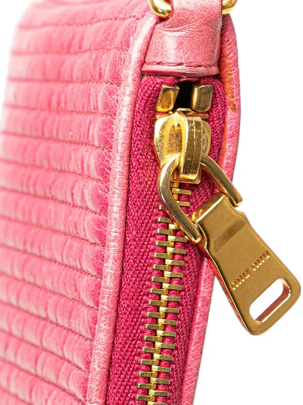 Miu Miu Pre-Owned 2010-2025 Matelasse Lambskin Leather