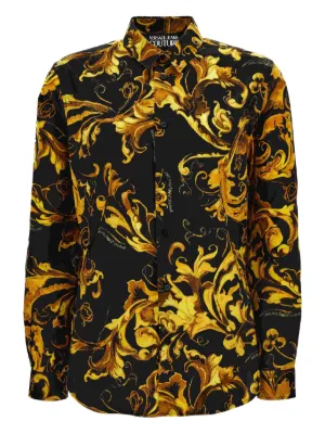 Versace Jeans Couture バロックプリント シャツ | ブラック | FARFETCH JP