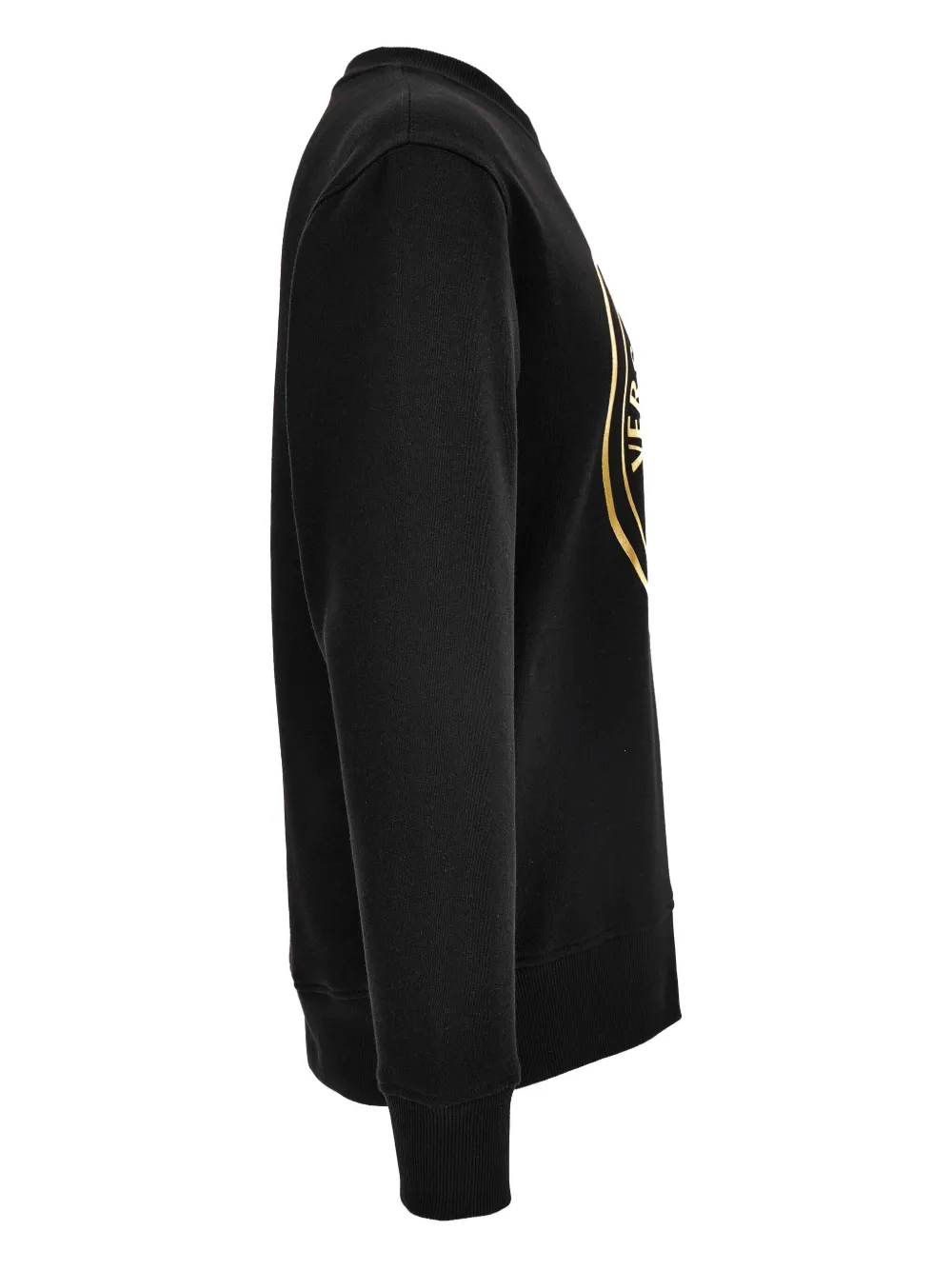 Versace Jeans Couture logo-emblem sweatshirt Zwart