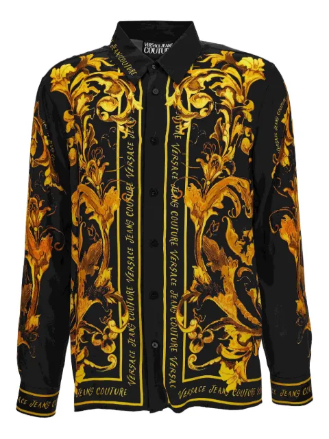 Versace Jeans Couture baroque-print shirt